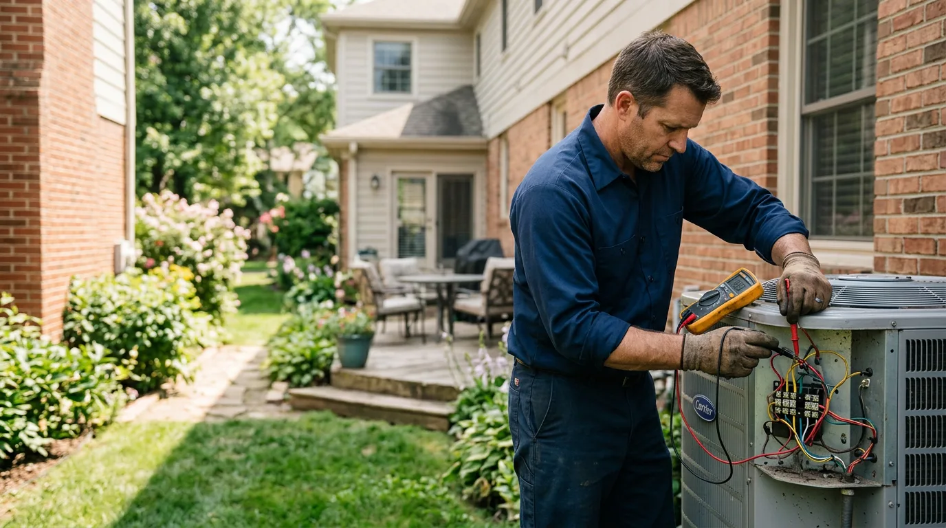 HVAC technician working near Drytown, CA